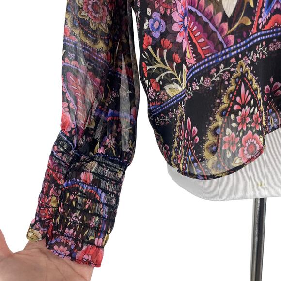 MISA Los Angelos Siena Top Marion Skirt Matching Set Flora Valentina Size L - Picture 6 of 12